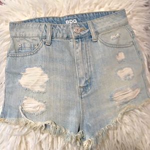 BDG Cheeky Distressed Shorts